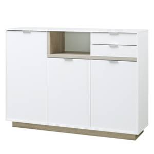 Dressoir My Ell II Wit/eikenhouten look