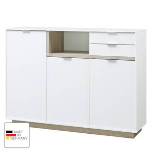 Dressoir My Ell II Wit/eikenhouten look