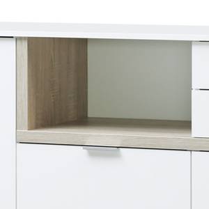 Dressoir My Ell II Wit/eikenhouten look