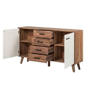 Sideboard Nilsson I deels massief sheeshamhout sheeshamhout/wit