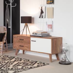 Sideboard Nilsson III deels massief sheeshamhout sheeshamhout/wit