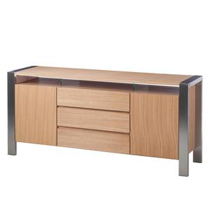 Dressoir Noah eikenhout/roestvrij staal