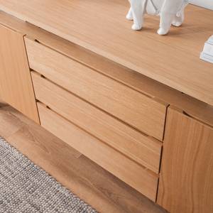 Dressoir Noah eikenhout/roestvrij staal