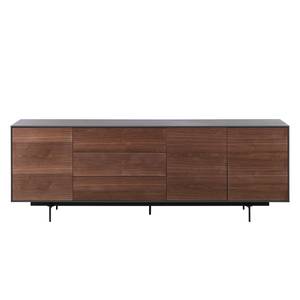 Sideboard Payara Echtholzfurnier - Walnuss / Anthrazit