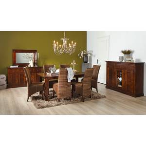 Buffet Pradesh II Acacia partiellement massif Marron