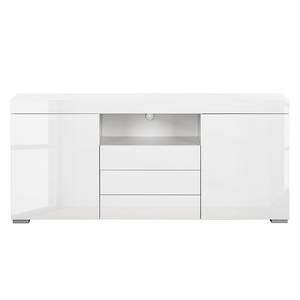 Buffet Roomconcept (avec éclairage LED) Blanc brillant