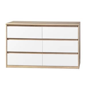 Sideboard Soft Smart II Eiche Dekor/Weiß