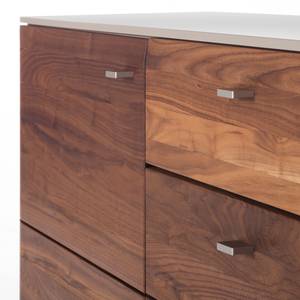 Highboard Misano Notenboomhout/platina bruin