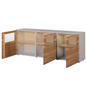 Sideboard Solano II Asteiche / Platingrau - Mit Beleuchtung