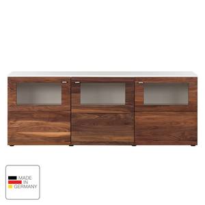 Sideboard Solano II Nussbaum / Weiß - Ohne Beleuchtung