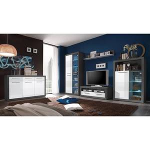 Buffet Sonana Blanc brillant / Anthracite