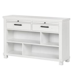 Dressoir South Hampton II deels massief acaciahout - wit