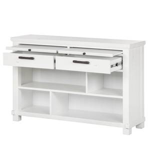 Dressoir South Hampton II deels massief acaciahout - wit