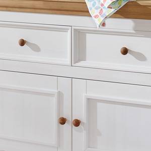 Buffet Ummanz I Pin massif - Pin blanc / Pin miel - Pin blanc