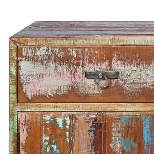 Buffet Vintage Colore Marron - Multicolore - Bois massif - 150 x 88 x 45 cm