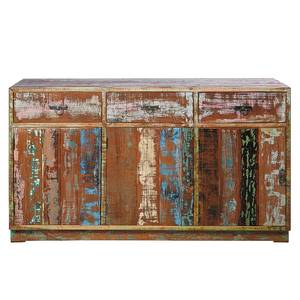 Buffet Vintage Colore Marron - Multicolore - Bois massif - 150 x 88 x 45 cm