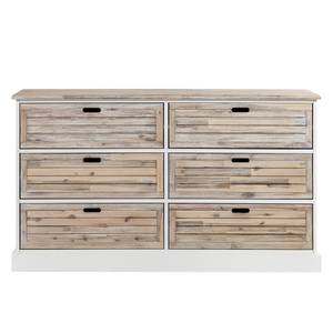 Dressoir Westcoast I- massief acaciahout massief acaciahout - wit