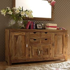 Credenza Yoga I Legno massello di palissandro indiano Naturale