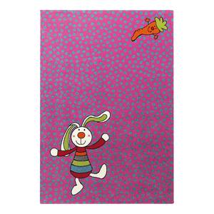 Kinderteppich Rainbow Rabbit Pink - 80 x 150 cm