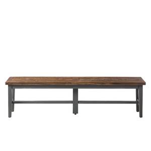 Banc Balignton II Pin massif - Gris - Largeur : 180 cm