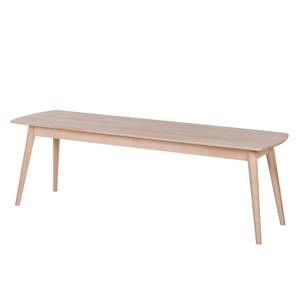 Banc en bois massif FINSBY Hêtre massif - Largeur : 140 cm