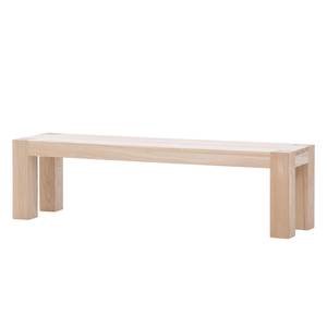 Banc George Chêne massif - Chêne clair - Largeur : 165 cm