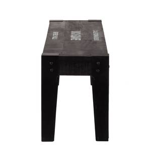 Banc Keyport Manguier massif - Gris cendres / Noir