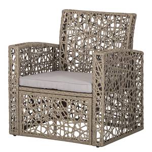 Salotto Barbuda (4 pezzi) Polyrattan grigio