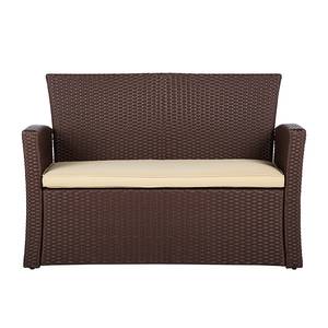 Set di sedute Brindisi (4 pezzi) Polyrattan Marrone