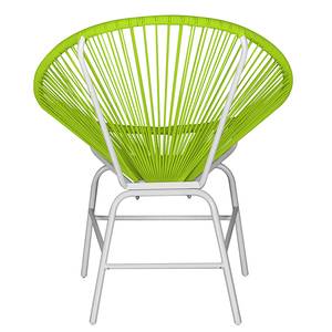 Mobili da salotto Copacabana (3 pezzi) Polyrattan verde Set tavolino e sedie da giardino Copacabana (3 pezzi) - Materiale sintetico - Verde