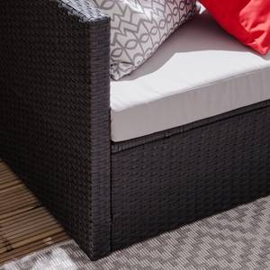 Set de jardin Paradise Lounge I Tissu / Polyrotin - Gris / Gris clair