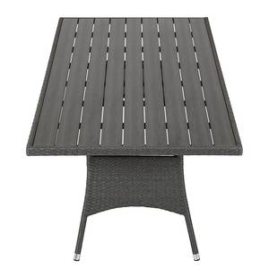 Table et chaises Paradise Lounge II Polyrotin gris