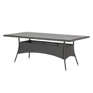 Table et chaises Paradise Lounge II Polyrotin gris