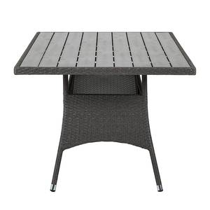 Table et chaises Paradise Lounge II Polyrotin gris