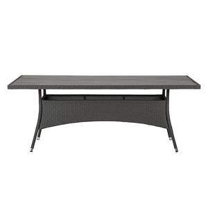 Table et chaises Paradise Lounge II Polyrotin gris