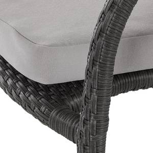 Table et chaises Paradise Lounge II Polyrotin gris
