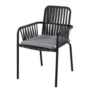 Table et chaises Gris / Noir