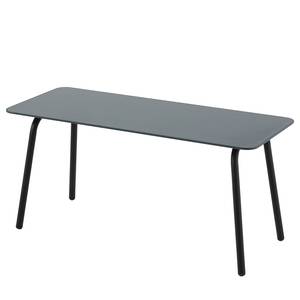 Table et chaises Tissu / Polyrotin - Gris / Noir