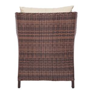 Sitzgruppe Vincenzo (4-teilig) Polyrattan Braun/Beige