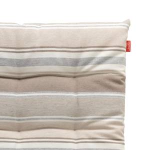 Coussin de chaise Coloured Tissu - Blanc / Basalte / Argile