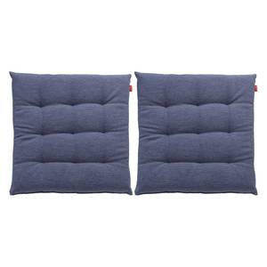 Coussin de chaise Needlestripe Tissu - Bleu marine