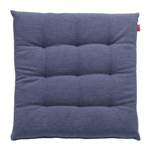 Coussin de chaise Needlestripe Tissu - Bleu marine