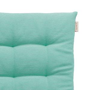 Coussin de chaise Needlestripe Tissu - Vert menthe