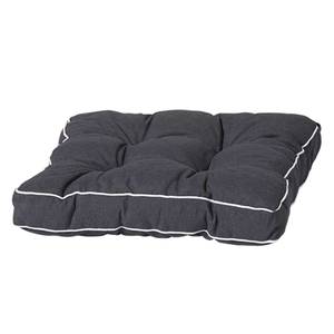 Coussin d'assise Panama II Tissu - Gris foncé