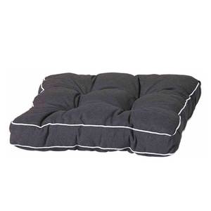 Coussin d'assise Panama II Tissu - Gris foncé