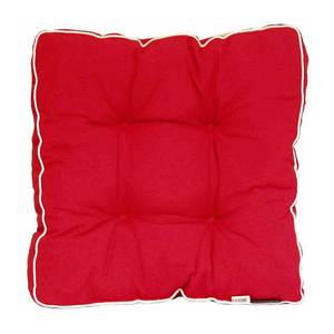 Coussin d'assise Panama II Tissu - Rouge