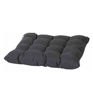 Coussin d'assise Panama III Tissu - Gris foncé