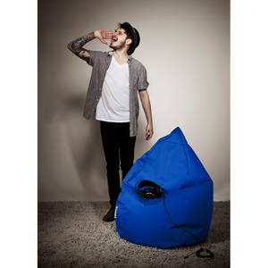 Pouf a sacco BeanBag Brava XL - Tessuto piatto - Blu scuro