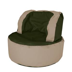 Sitzsack Bebop Scuba Olivgrün / Beige