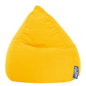 Pouf poire Easy L Microfibre - Jaune